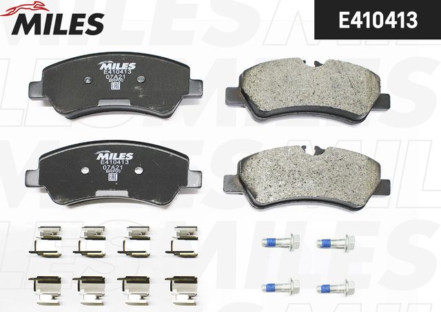 Тормозные колодки Miles (Low-Metallic). Артикул E410413