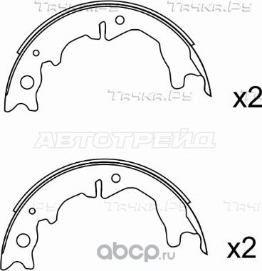Колодка ручника TOYOTA ALTEZZMARK IIVEROSSABREV (SAT). Артикул ST4654051010