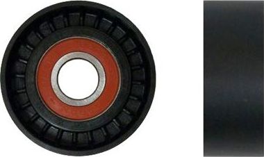 Натяжной ролик (натяжитель) приводного поликлинового ремня Denckermann (полимерный материал). Артикул P210009