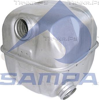 Глушитель (задняя часть) Sampa для Scania R 2004-2015. Артикул 041.231