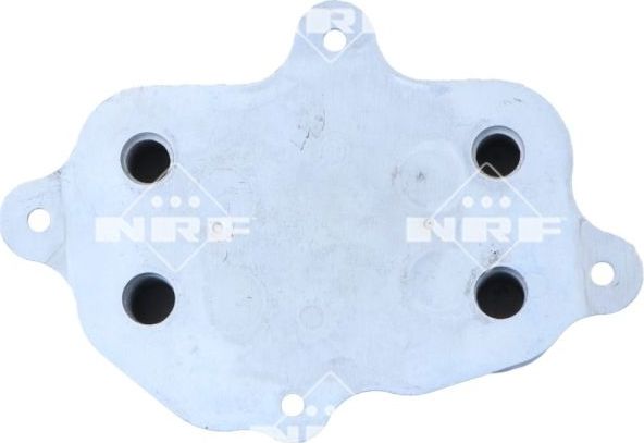 Радиатор масляный (маслоохладитель) для двигателя NRF для SsangYong Rexton III 2012-2017. Артикул 31866