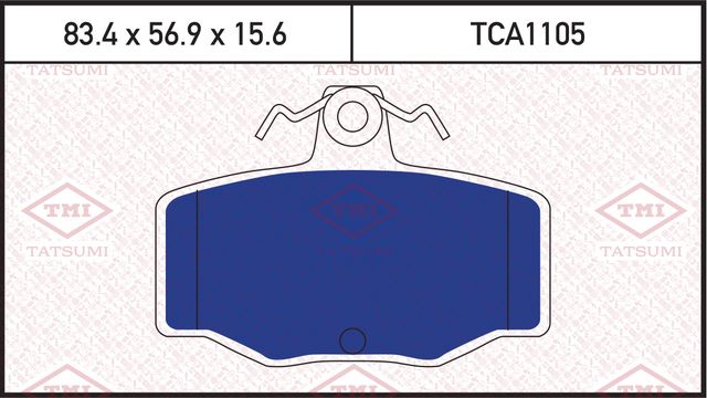 Колодки тормозные NISSAN PRIMERA 90- задн. (Tatsumi). Артикул TCA1105
