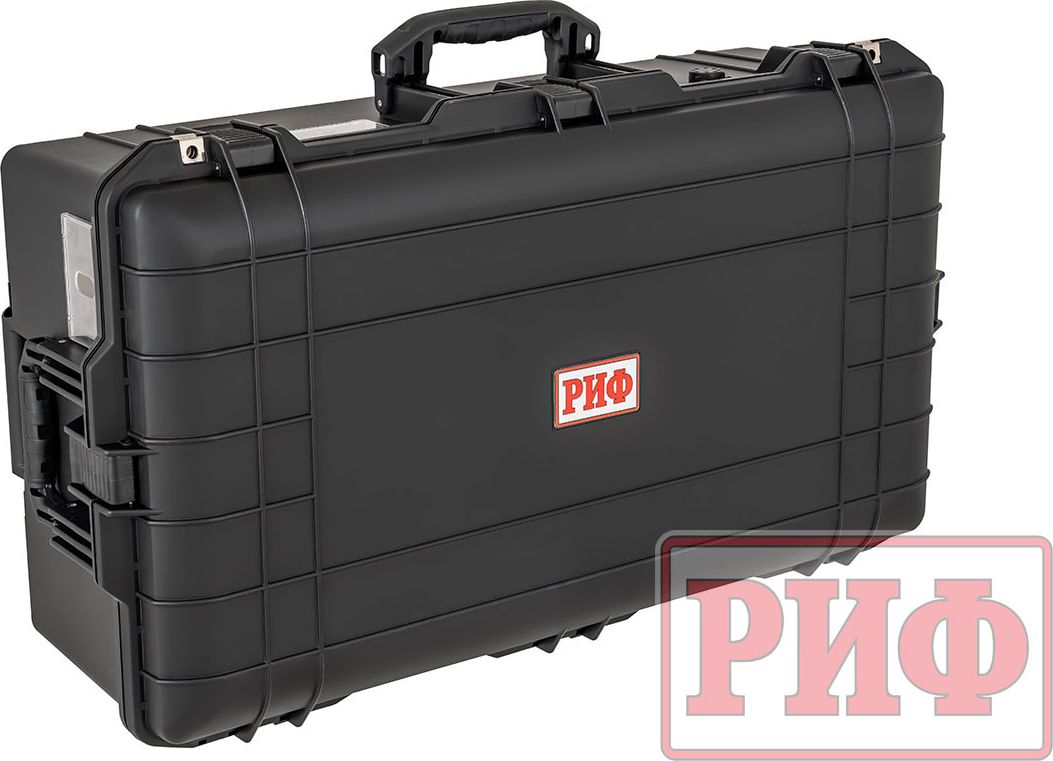 Кейс пластиковый защитный ударопрочный РИФ 828х467х280 мм IP67 на колесах с телескопической ручкой. Артикул WRT-76