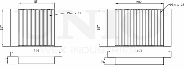 Фильтр салона (Unio). Артикул FLT-40023