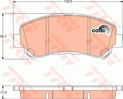 1318 00 D1060JD00A КОЛОДКИ ДИСКОВЫЕ П. NISSAN QASHQAI/X-TRAIL 1.6-2.5I/1.5-2.0DC (Lucas). Артикул GDB3467