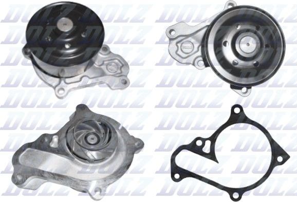 Помпа (водяной насос) Dolz для Mazda CX-3 I 2015-2019. Артикул M473