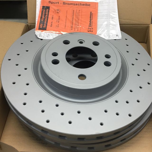 Тормозной диск Zimmermann Sport Coat Z. Артикул 400.3683.52