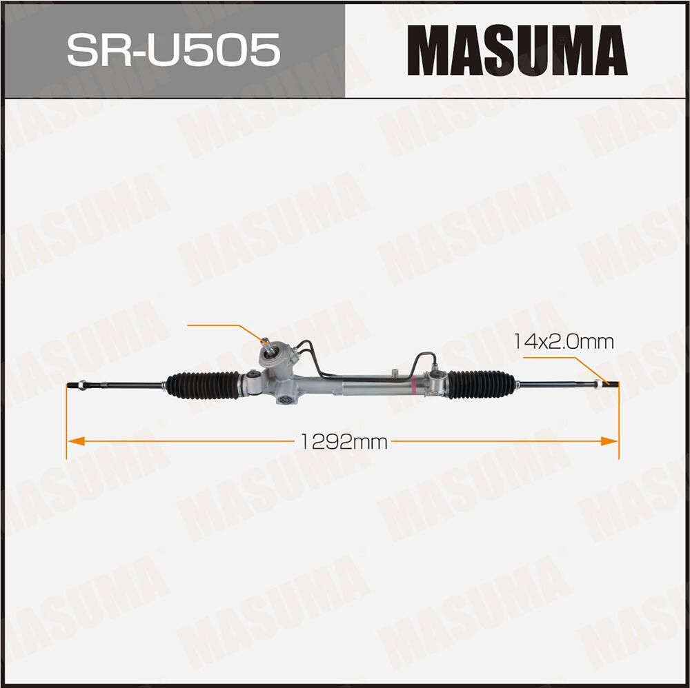 Рейка рулевая MASUMA, FORD FOCUS 98- LHD (левый руль) Masuma. Артикул SRU505