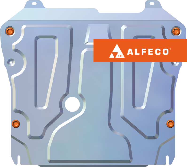 Защита алюминиевая Alfeco для картера и КПП Opel Astra J 2010-2015. Артикул ALF.03.12 AL4