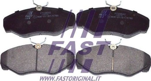 Тормозные колодки Fast. Артикул FT29542