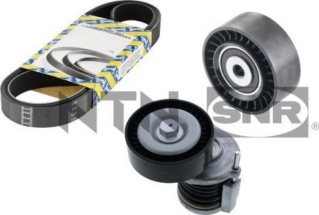 Приводной ремень поликлиновой с роликами (комплект) NTN / SNR. Артикул KA857.13