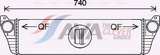 Интеркулер AVA. Артикул MS4690