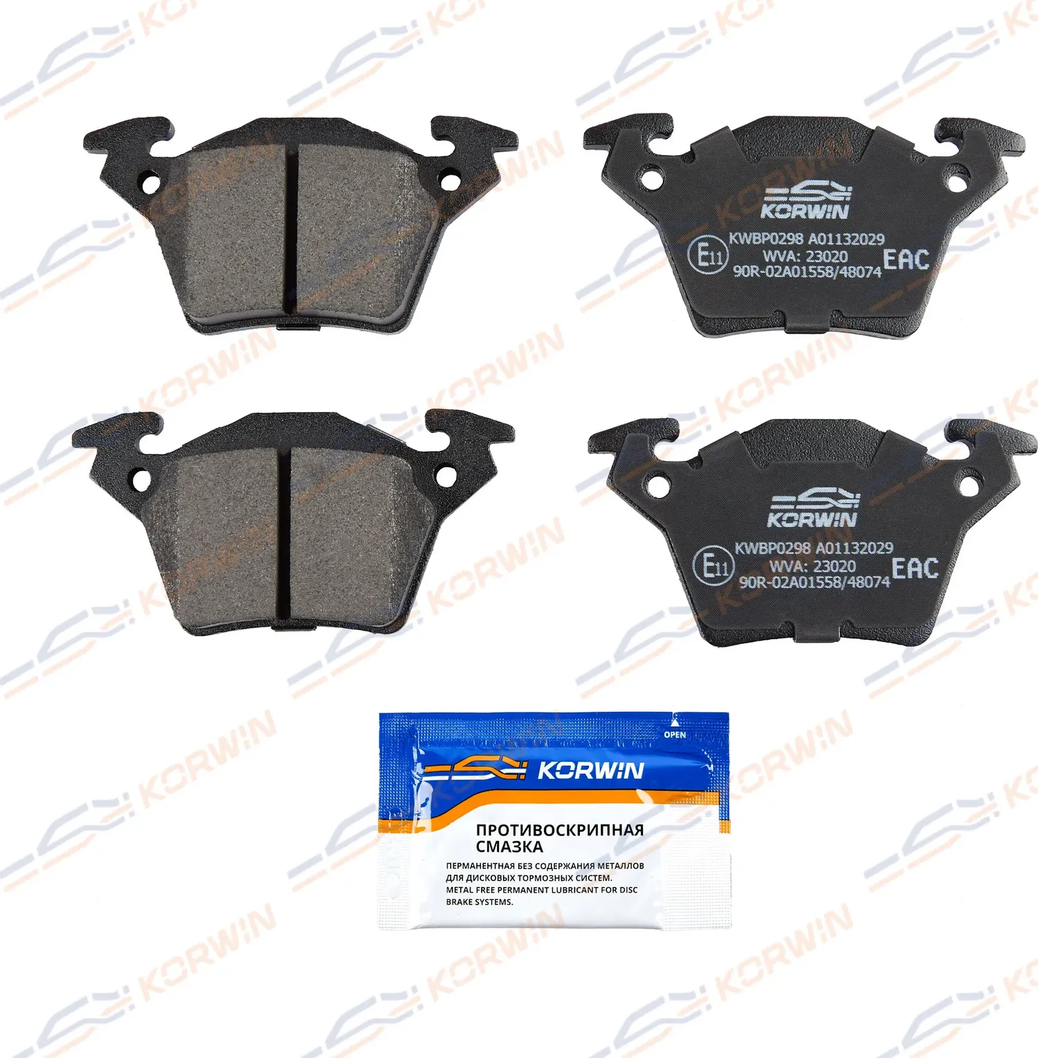 Колодки тормозные зад. Mercedes Vito (638/639) 96 (Korwin) Korwin. Артикул KWBP0298