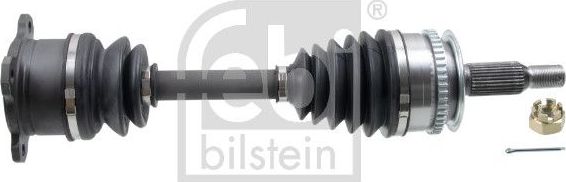 Полуось (привод в сборе, приводной вал) Febi Bilstein. Артикул 185960