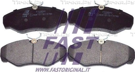Тормозные колодки Fast. Артикул FT29542