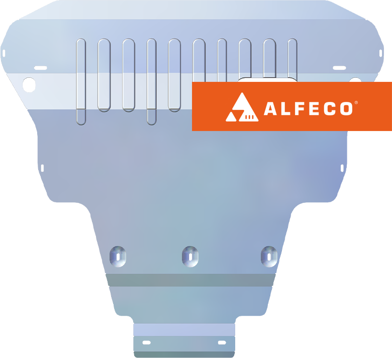 Защита алюминиевая Alfeco для картера и КПП Audi TT MK3 8S 2014-2026. Артикул ALF.30.40 AL4