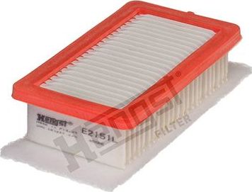 Воздушный фильтр Hengst для Renault Clio V 2019-2026. Артикул E2151L