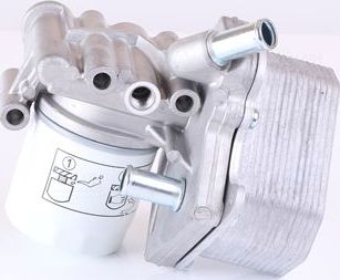 Радиатор масляный (маслоохладитель) для двигателя Nissens (алюминий). Артикул 90893