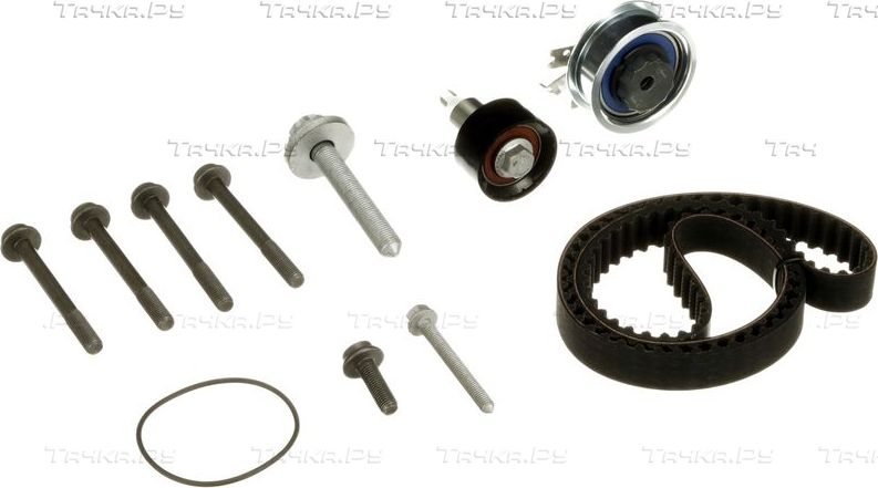 Ремень ГРМ с роликами (комплект) Gates PowerGrip™ для Volkswagen T-Cross I 2018-2026. Артикул K075680XS