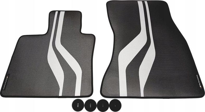 Коврики BMW (OEM) Performance оригинальные для салона BMW X5 M F85 2014-2018 передние. Артикул 51472353381