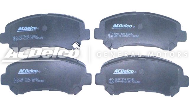 Тормозные колодки ACDelco. Артикул 19377439