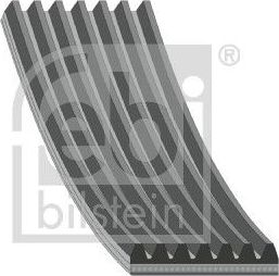 Приводной ремень поликлиновой Febi Bilstein (EPDM (Этилен-пропиленовый каучук)). Артикул 38434