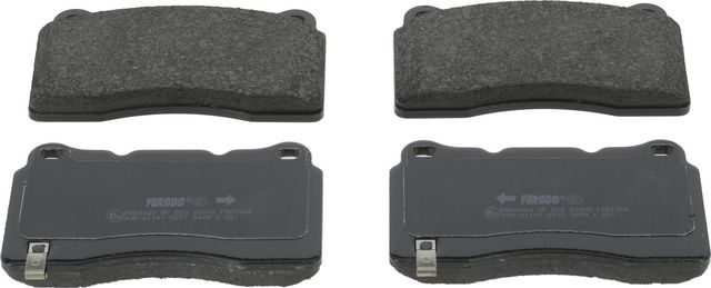 Тормозные колодки Ferodo Premier Eco Friction передние для Tesla Model X I 2015-2026. Артикул FDB1968