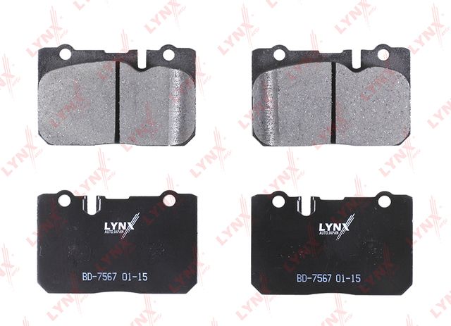 Тормозные колодки LYNXauto передние для Lexus LS II 1994-2000. Артикул BD-7567