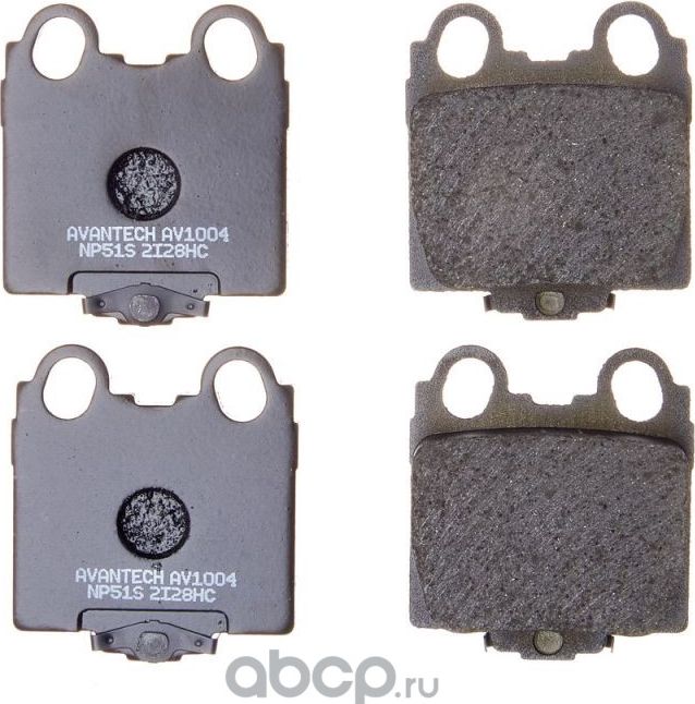 Колодки тормозные (Avantech). Артикул AV1004