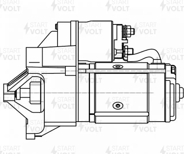 Стартер PEUGEOT TRAVELLER (16-)/CITROEN SPACETOURER (16-) 2.0HDI 1,9кВт MT (Startvolt). Артикул LSt 2004