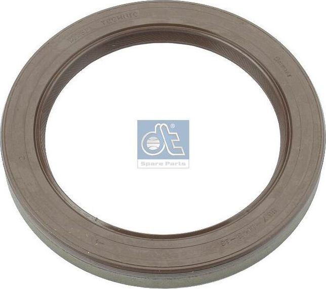Сальник коленвала DT Spare Parts (СКФ (сополимер фтора и каучука)). Артикул 2.10056