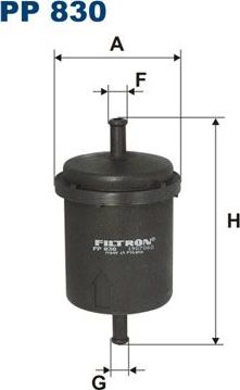 Топливный фильтр Filtron. Артикул PP 830