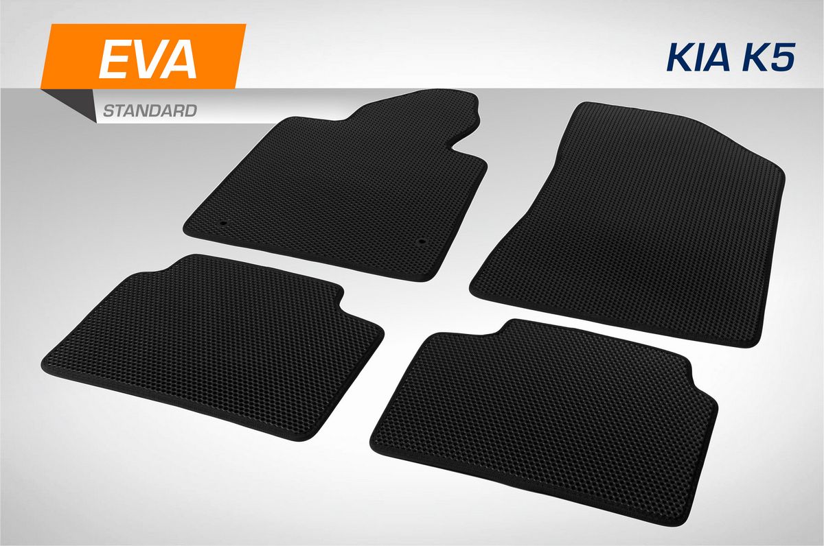 Коврики AutoFlex EVA (ЭВА, ЕВА) Standart для салона Kia K5 седан 2020-2026. Артикул 6280501