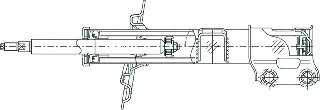 Амортизатор CTR передний правый для Hyundai ix35 I 2009-2015. Артикул GY1059G