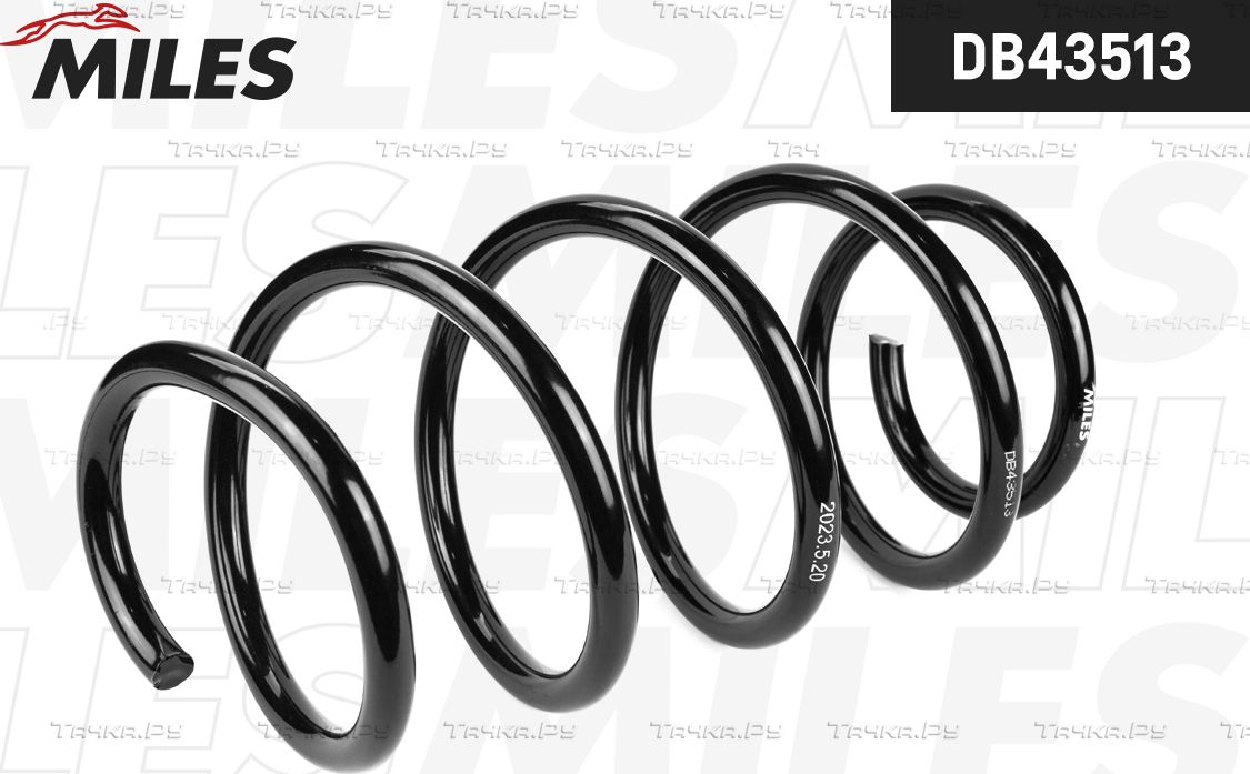 Пружина подвески Miles передняя для Volkswagen Golf VI 2007-2013. Артикул DB43513