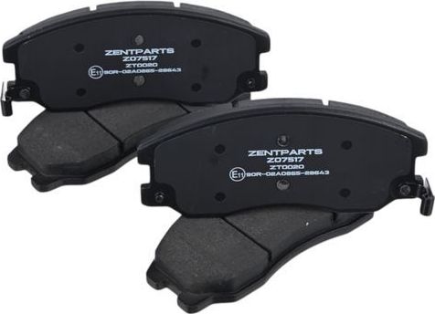 Тормозные колодки Zentparts. Артикул Z07517