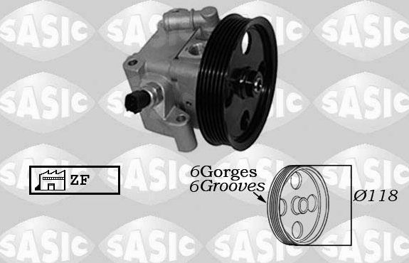 Насос ГУР Sasic для Volvo C30 I 2006-2012. Артикул 7076075