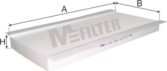 Салонный фильтр MFilter для Ford Focus I 1998-2004. Артикул K 933