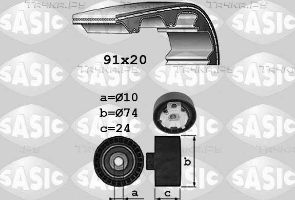 Ремень ГРМ с роликами (комплект) Sasic для Ford Tourneo Connect I 2002-2013. Артикул 1756055