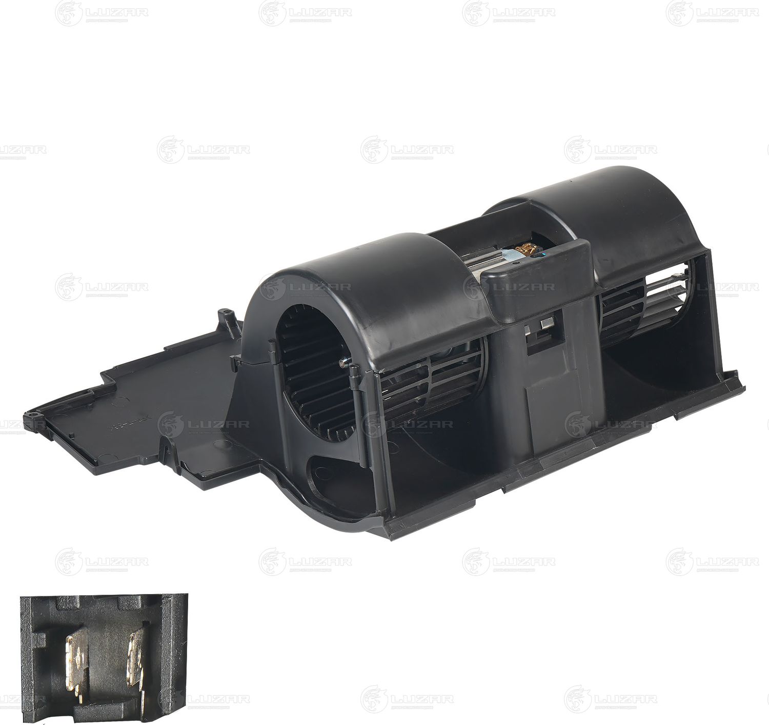 Вентилятор, мотор печки (отопителя) салона (в сборе) Luzar. Артикул LFh 1601