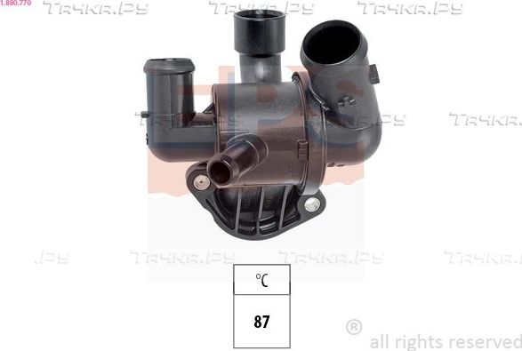 Термостат EPS Made in Italy - OE Equivalent для Volkswagen Golf Plus I 2009-2013. Артикул 1.880.770