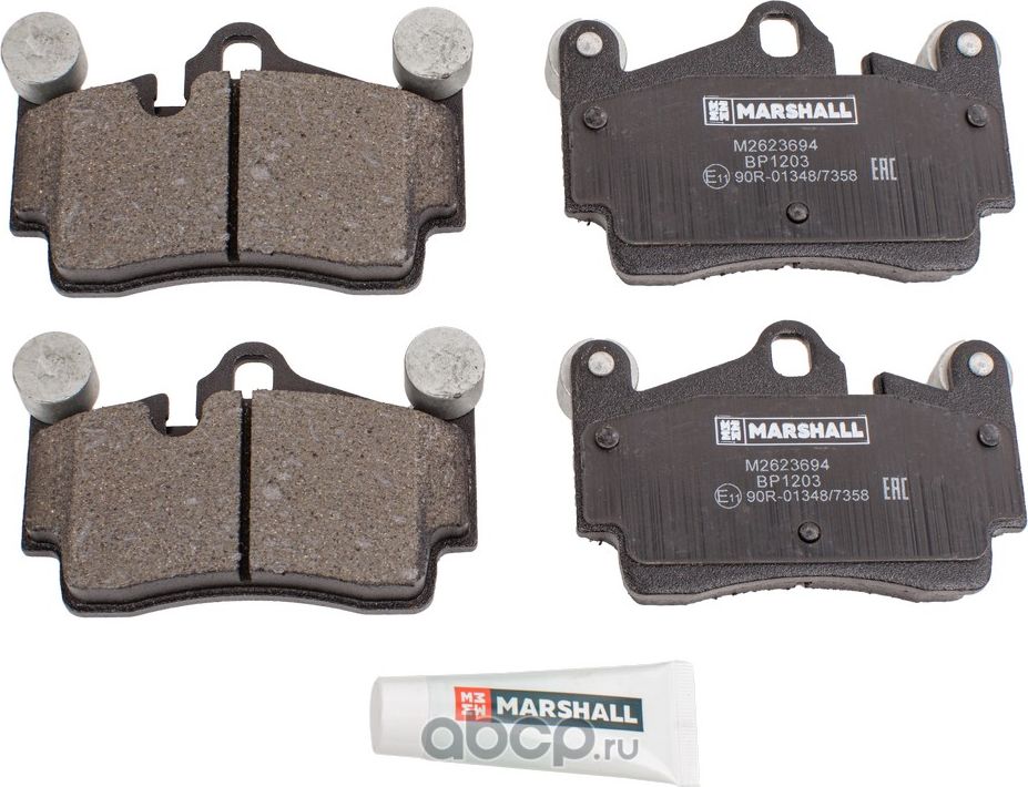 Торм. колодки дисковые задн. Audi Q7 (4L) 05- (M2623694) (Marshall). Артикул M2623694
