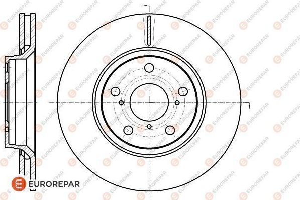 Тормозной диск Eurorepar. Артикул 1622812580
