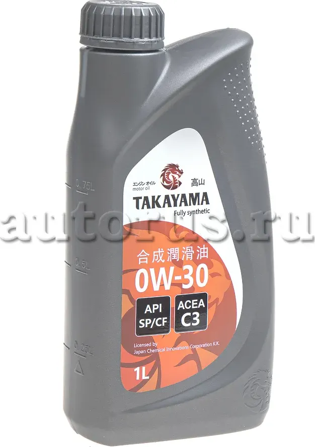 Takayama 0W-30 C3 SP/CF 1л Takayama. Артикул 322789