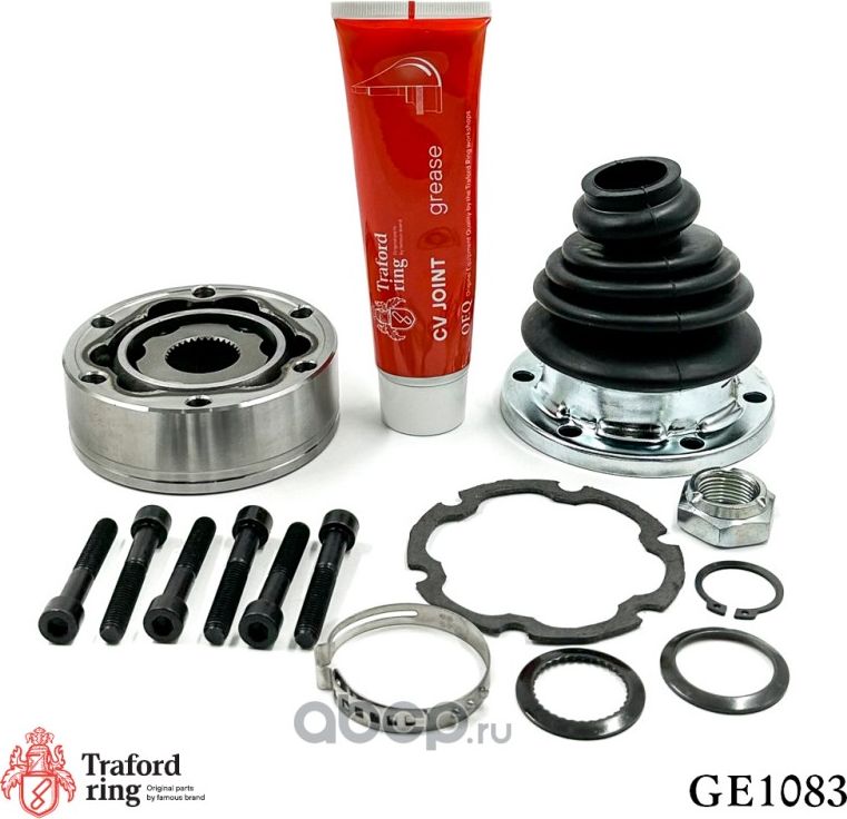 ШРУС ВНУТРЕННИЙ, SKODA OCTAVIA A5 04- 1.6I MT (Traford Ring). Артикул GE1083