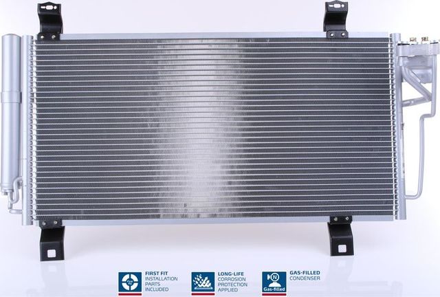 Радиатор кондиционера (конденсатор) Nissens (алюминий) для Mazda 6 II (GH) 2007-2013. Артикул 940032