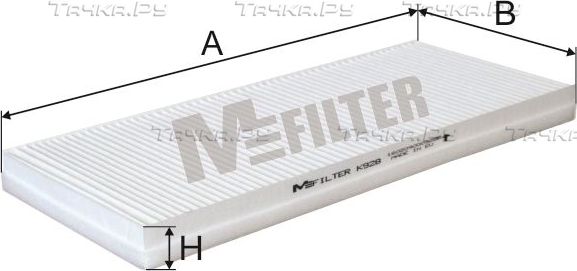 Салонный фильтр MFilter. Артикул K 928