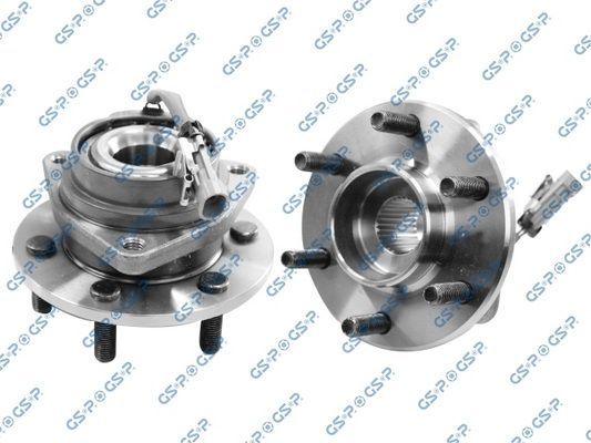 Ступица колеса с интегрированным подшипником (в сборе) GSP задняя правая/левая для Cadillac CTS I 2005-2007. Артикул 9330036