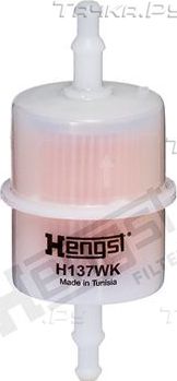 Топливный фильтр Hengst для Renault 21 1986-1994. Артикул H137WK