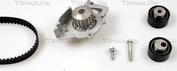 Помпа (водяной насос) с комплектом ремня ГРМ Hepu для Citroen C5 I 2001-2008. Артикул PK08013